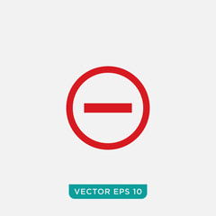 Stop Sign Icon Design, Vector EPS10