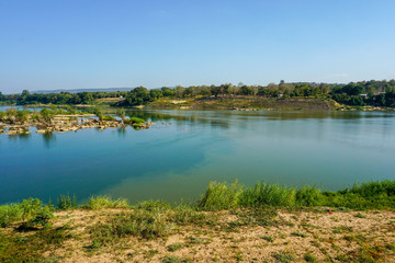 25/12/2019: song-si-river, Khong Chiam Ubonratchathani, Thailand