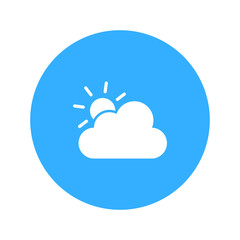 cloud sun weather icon