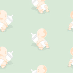 baby graphic pattern wallpaper object