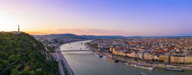Budapest city panorama