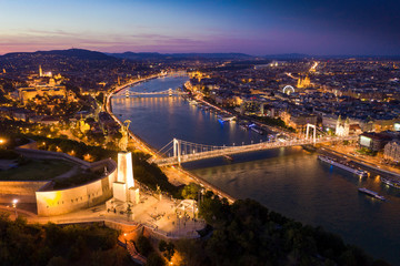 Fototapeta na wymiar Budapest city panorama