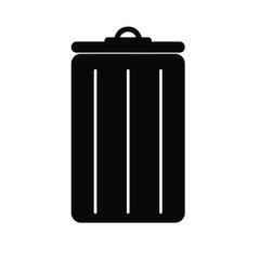 garbage icon on white background