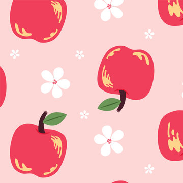 Sweet Red Apple Pattern