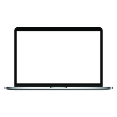 Laptop isolated vector. Gadget illustration vector. Modern computer, laptop, smartphone on a white background vector