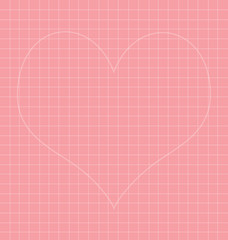 abstract background with hearts