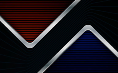 Modern background texture with silver list effect