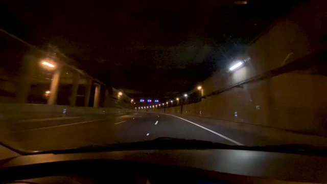 Passing the CRIL tunnel in Lisbon