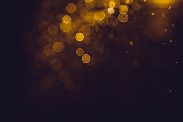 Luxury abstract golden bokeh