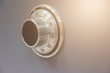 Steel mechanism safe security code