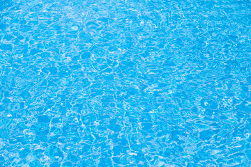 Reflect the waves and in the blue pool background