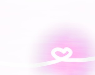 Theme Valentine falling in love, cute arrow  heart line is frame and template with blend soft pink water color background. Space for letter wording in greeting card.