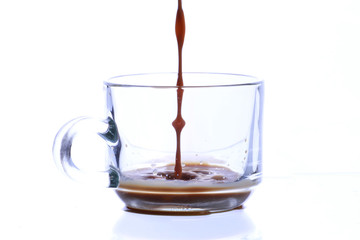 Coffee cup  on a white background. 