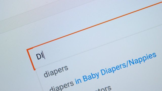 DIY - typing into Search Engine in Online Shopping Website.