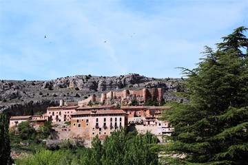 Fototapeta na wymiar City landscape in Albarracín village,Teruel,Aragon Spain