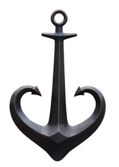 Ship anchor - on a white background © A_A88