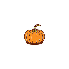 Pumpkin icon design template vector illustration