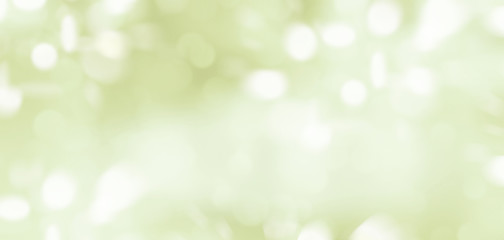 Fototapeta premium Abstract illustration of blurred light spots on light green background