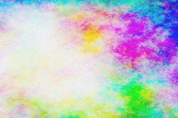 watercolor mix colorful abstract texture background. Digital art painting.