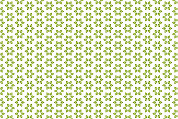 Green Floral Ornament