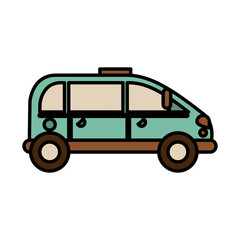 car vehicle auto isolated icon