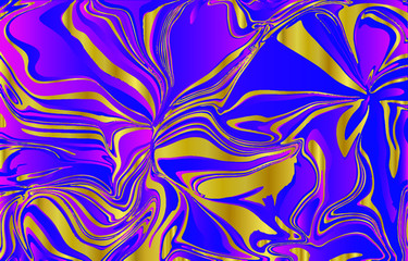 abstract marble pattern, abstract gradation on a classic blue, Fluorescent pink and gold background. card. Poster. elements design for presentation background.