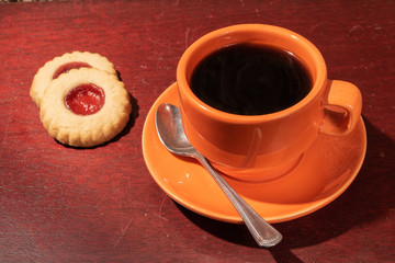 café y galletas