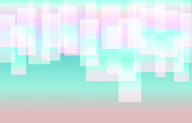 Square fantasy graphic, abstract wonderful gradation on a holographic foil background with copy space. card. Poster. elements design for presentation.