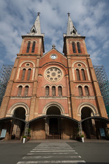 Vertical image of Notre-Dame Cathedral Basilica of Saigon