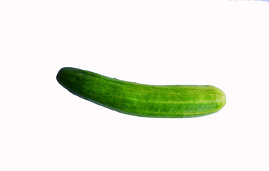 cucumbers isolated on white background