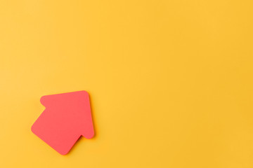 arrow indicates empty space, place for inscription