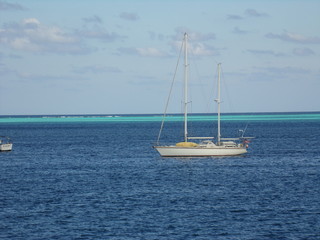  boat on tourist beach