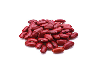 red bean on white background