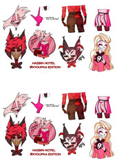 Hazbin Hotel stickers