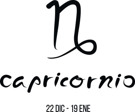 Signo Capricornio. Zodiaco
