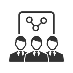 Graphical report presentation icon