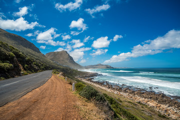 The coastline of the Cape Peninsula, South Africa