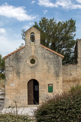 Fototapeta na wymiar Small church in Les Baux De Provence, Provence, France