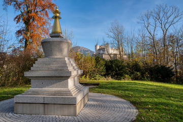 Buddhistischer Stupa auf dem Mönchsberg in Salzburg