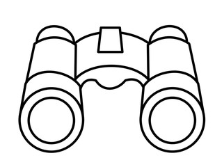 双眼鏡(線画)