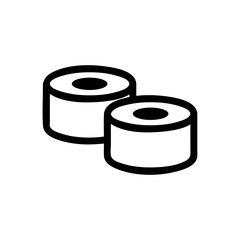 Candle aroma icon vector. Thin line sign. Isolated contour symbol illustration