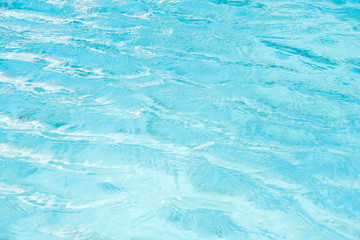 swimming pool water background a pure water surface blue ocean color