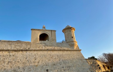 Fototapeta na wymiar Valetta city Malta Capital landscape architecture travel pictures