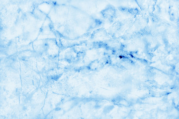 Obraz premium Blue pastel marble texture background with high resolution, counter top view of natural tiles stone in seamless glitter pattern and luxurious.