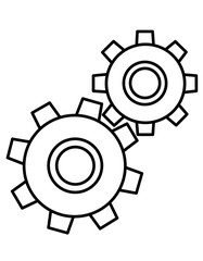歯車２(線画)