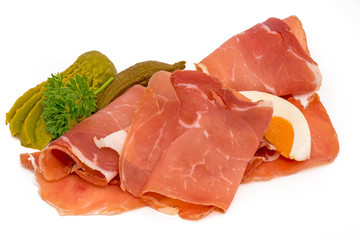 Roher Schweineschinken