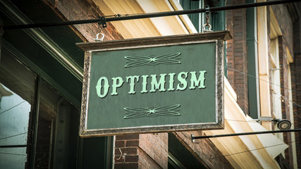 Street Sign to Optimism