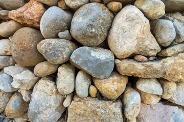 Fototapeta na wymiar A background with a lot of stones