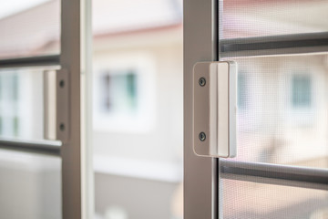 mosquito net wire screen on house window protection against insect