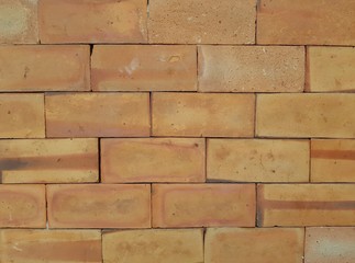 Red brick wall vintage background 